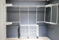 Металлическая гардеробная система хранения
