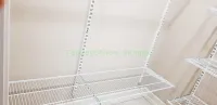 Светлая гардеробная из кладовой