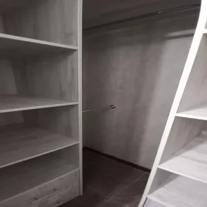 Наполнение шкафа в прихожей из ЛДСП и двери