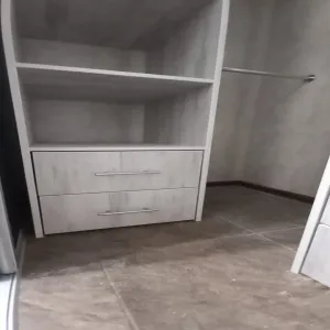 Наполнение шкафа в прихожей из ЛДСП и двери